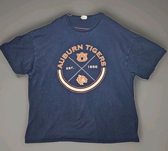 Delta Other - Vintage Auburn Tigers Delta Pro Weight T-Shirt 3XL Navy NCAA College Football
